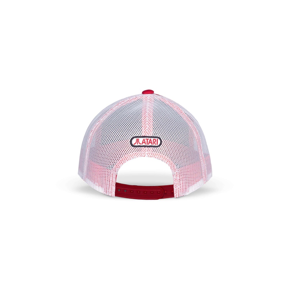 Atari - Classic Logo Casquette de camionneur - Blanc/Rouge